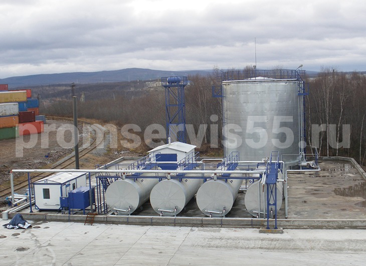Bitumen base for 1000 tons